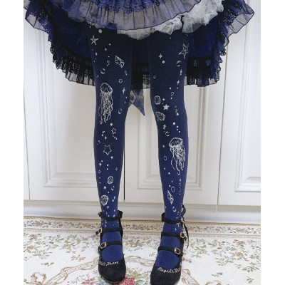 Ruby Rabbit Sea Moon Jellyfish Tights